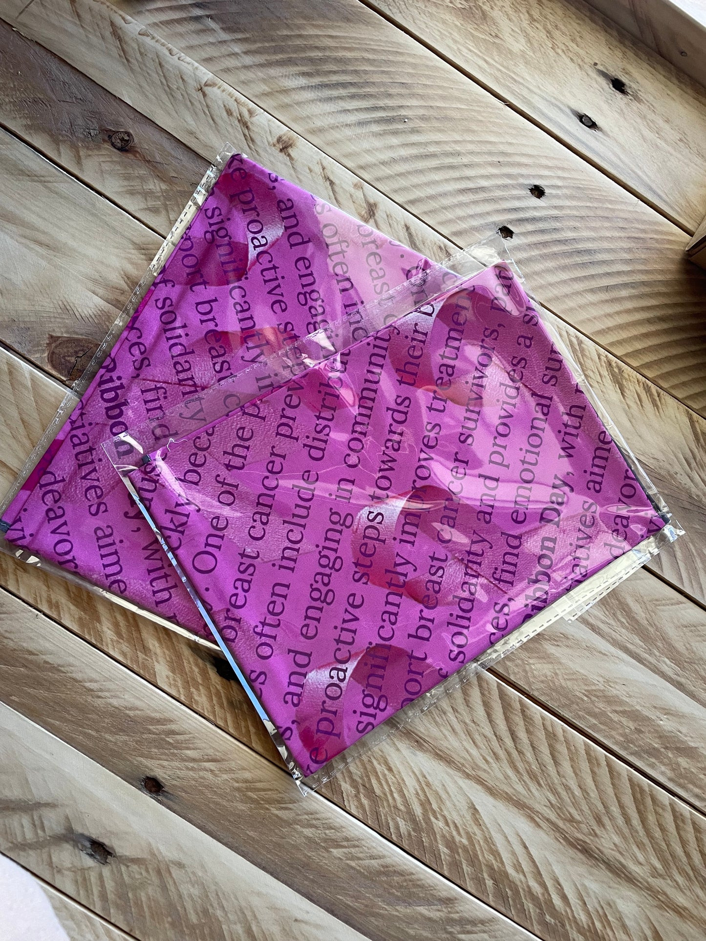 PINK RIBBON SCARF
