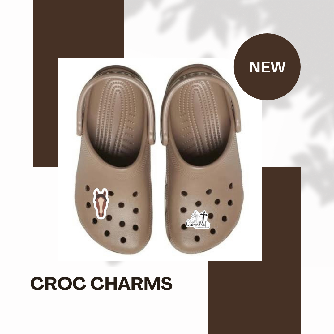 HORSE CROC CHARM
