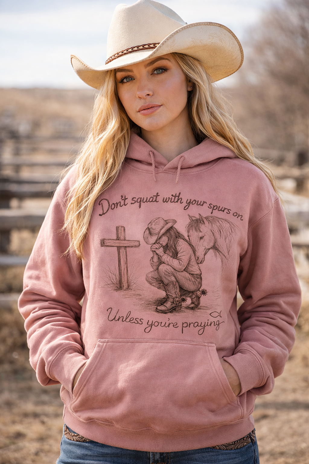 “DON’T SQUAT WITH SPURS ON” Hoodie