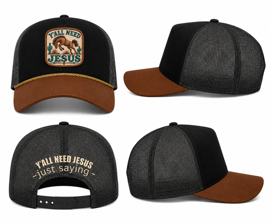 Y’ALL NEED JESUS Trucker Cap